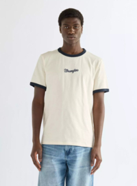 Wrangler Ringer T-shirt Antique White