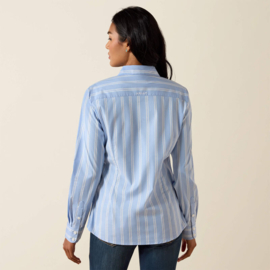 Ariat Team Kirby Stretch Western Shirt Ashleigh Blue Stripe