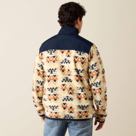 Ariat Fleece Pullover Oxford Tan Arrows