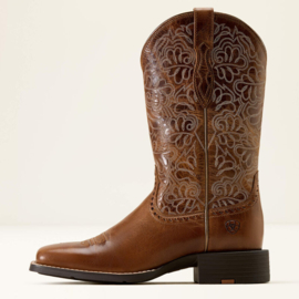 Ariat Round Up Remuda Aged Tan Ladies Western Boots
