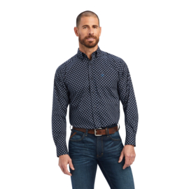 Ariat Stretch Fitted Shirt Estate Blue