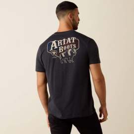 Ariat American Bison Classic Fit T-Shirt Charcoal