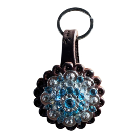 Sleutelhanger Silver/Light Blue