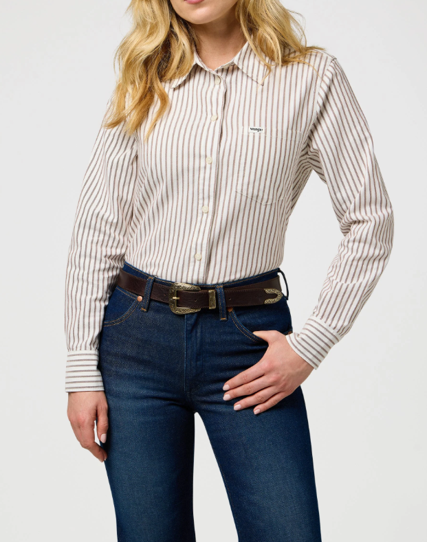 Belt Wrangler Western Brown