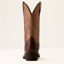 Ariat Round Up Narrow Cutter Toe Espresso Ladies Western Boots