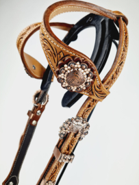 Headstall 2-ear Copper/Peach