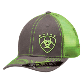 Ariat Baseball Cap Grey/Lime