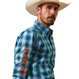 Ariat Pro Series Team Sean Fitted Shirt Teal