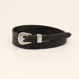 Hoedenband Black Floral