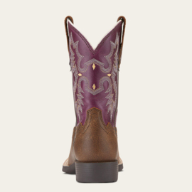 Ariat Tombstone Vintage Bomber/ Plum Kids Boots