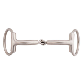 Metalab loose ring Snaffle, curved shaped mouthpiece Pinchles, size 14cm
