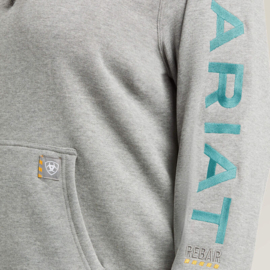 Ariat Rebar Graphic Ladies Hoodie Heather Grey