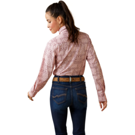 Ariat Kirby Stretch Shirt Wrinkle Resist Coral Blush