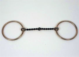 Twisted Wire Ring Snaffle Bit
