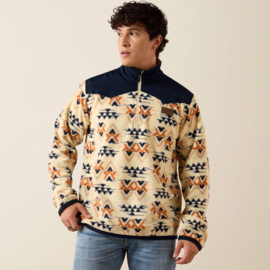 Ariat Fleece Pullover Oxford Tan Arrows