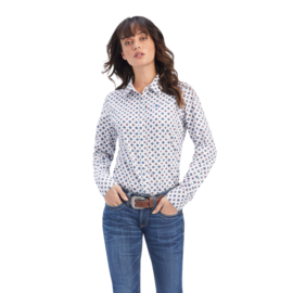 Ariat Team Kirby Stretch Shirt Wrinkle Resist Township Print