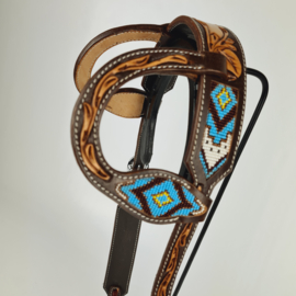 Headstall 2-ear Aztec