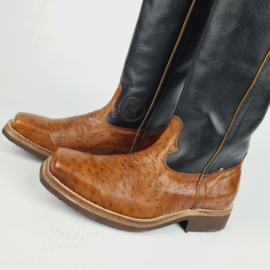 Hanton Cavalier High Boots Ostrich