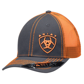 Ariat Baseball Cap Grey/Orange