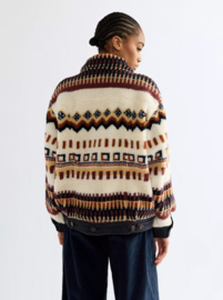 Wrangler Relaxed Sherpa Tucker Jacket Fun Fairisle