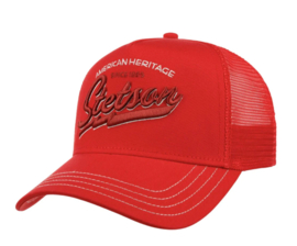 Stetson Trucker Cap American Heritage Classic Fire Red