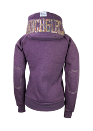 Ranchgirls Hooded Jacket "SHINY" PotentPurple Melange