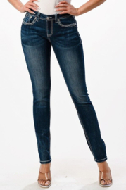 Grace in LA Feather SKINNY (Easy Fit)