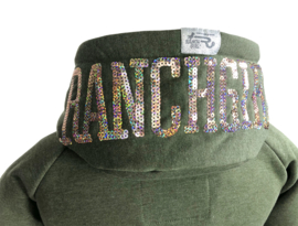 Ranchgirls Hooded Jacket "SHINY" ivy green melange | champ