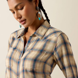 Ariat Billie Jean Western Shirt Horizon Plaid