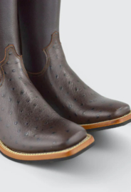 Secchiari Pecos Ostrich Brown