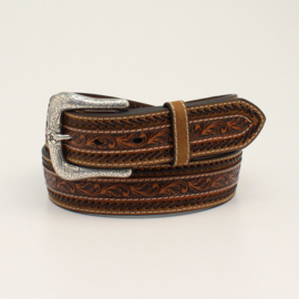 Ariat riem Buck Stitching Floral tooled