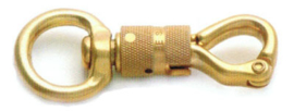 Brass security snap