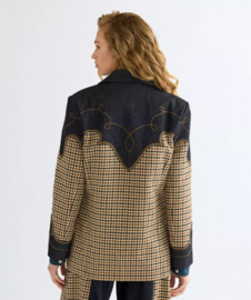 Wrangler Blazer Houndstooth Rinse