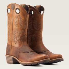 Ariat Hybrid Roughstock Square Toe Mens Western Boots Sorrel Crunch