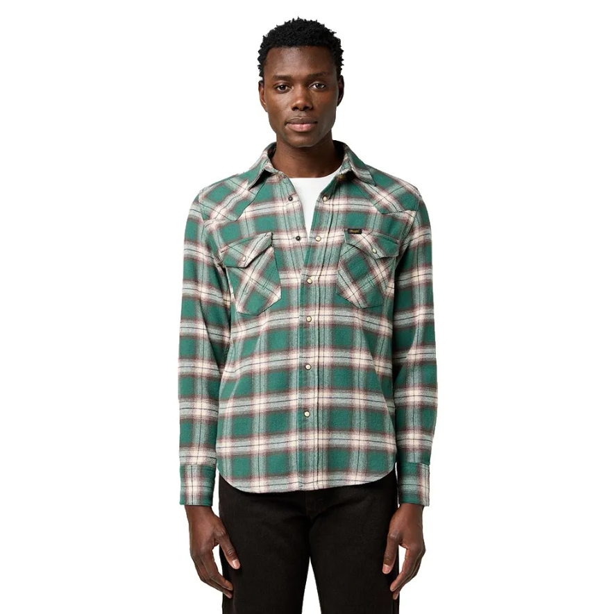 Wrangler Western Shirt Bistro Green