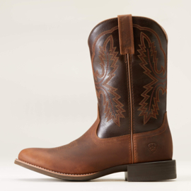 Ariat Sport Stratten Sorrel Crunch Mens Western Boots