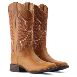 Ariat Rockdale Almond Buff Ladies Western Boots