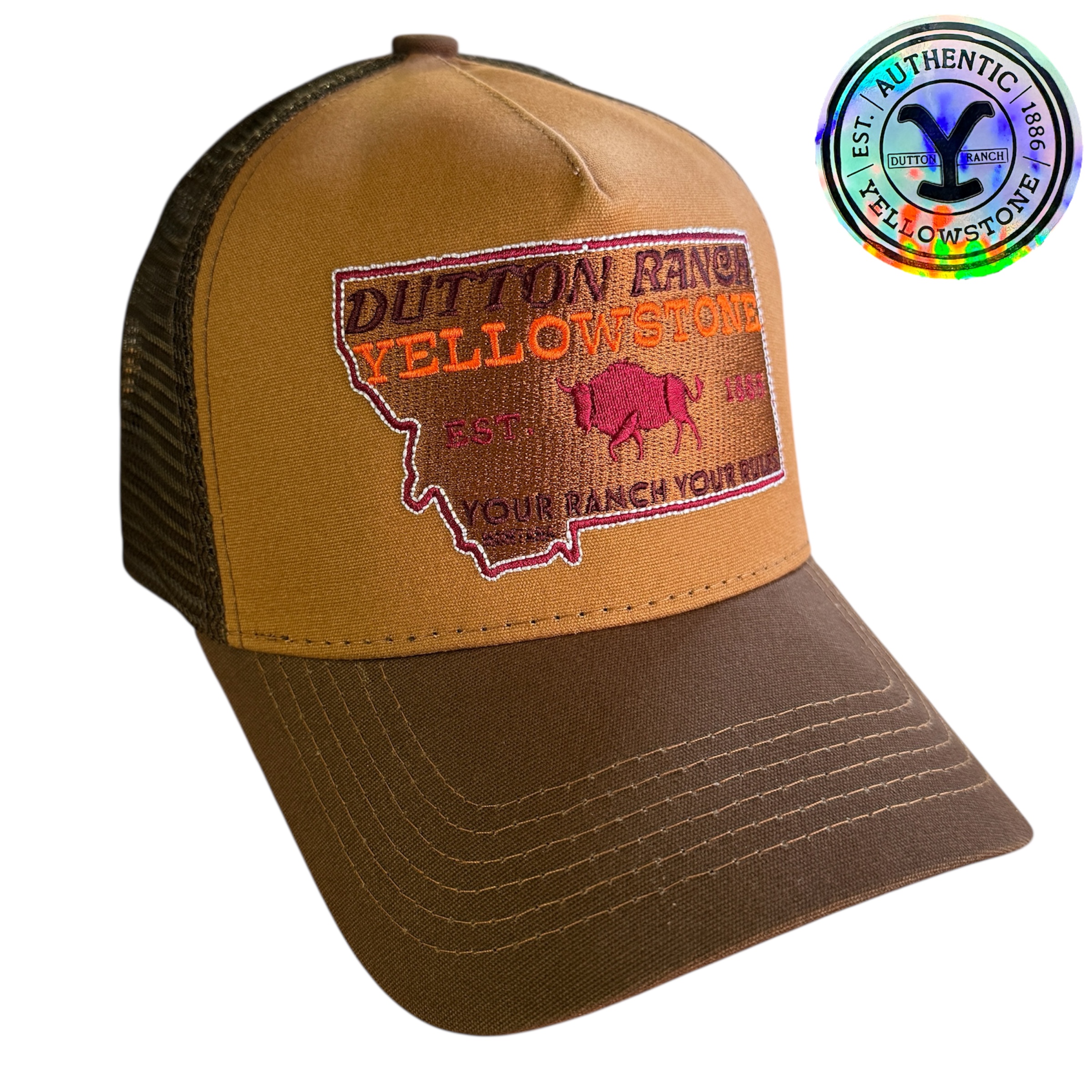 Trucker Cap Yellowstone "YOUR RANCH YOUR RULES"