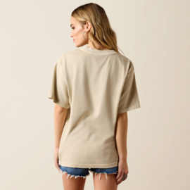 Ariat Bull Rider Arched Boyfriend T-Shirt Oak