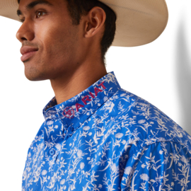 Ariat Team Seven Fitted Shirt Blue