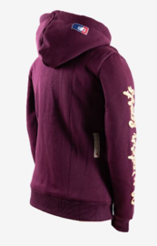 OS Teddy Sweatjacket "SUSIE" Dark Mulberry