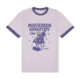 Wrangler Ringer T-Shirt Purple