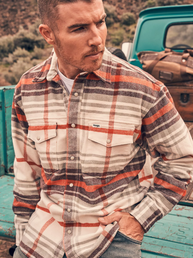 Wrangler Loose Western Shirt Birch