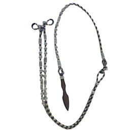 Romal Reins Natural/Dark Brown