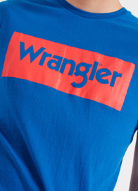 Wrangler Logo Tee - Nautical Blue