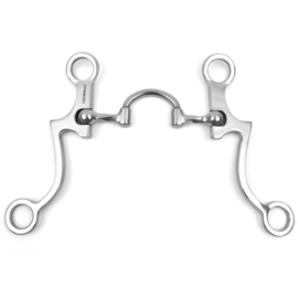 Seven Shank bit met Slow Twist Wide Correction Mouthpiece