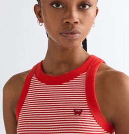Wrangler Ringer Tank Flame Scarlet