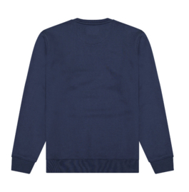 Wrangler Sweater Embroidery Crew Navy