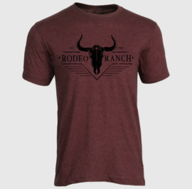 Rodeo Ranch T-Shirt Western Heather Maroon