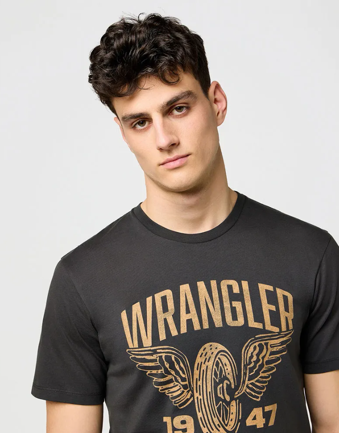 Wrangler Americana T-Shirt Faded Black